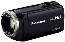 【中古】(未使用・未開封品)パナソニック HDビデオカメラ V360MS 16GB 高倍率90倍ズーム ブラック HC-V360MS-K