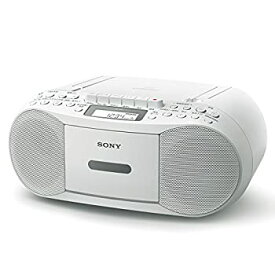 【中古】ソニー SONY CDラジカセ レコーダー CFD-S70 : FM/AM/ワイドFM対応 録音可能 ホワイト CFD-S70 W