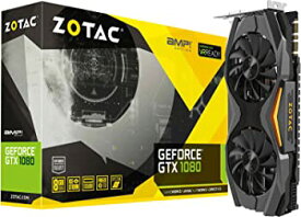 【中古】ZOTAC GeForce GTX 1080 AMP! エディション ZT-P10800C-10P 8GB GDDR5X IceStorm 冷却 メタルラップアラウンド カーボン ExoArmor 外装 超幅広 1