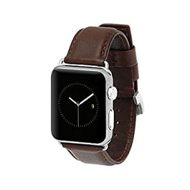 【中古】(未使用・未開封品)【Case-Mate】 Apple Watch 1-5 42mm 44mm 対応 ウォッチ 本革バンド シグネイチャー レザー トバコー ブラウン Watchband Signature Leather To