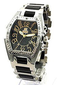 【中古】(未使用・未開封品)[ユニバーシティ]university 腕時計 トノー型アナログ腕時計 US203-GDBK メンズ ブラック×ゴールド [並行輸入品]