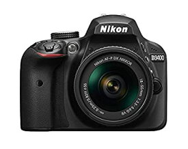 【中古】Nikon D3400 デジタル一眼レフカメラ AF-P DX NIKKOR 18-55mm f/3.5-5.6G VRレンズ付き ブラック (認定リファービッシュ品)