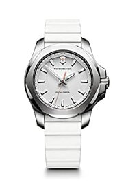 【中古】(未使用・未開封品)[ビクトリノックス・スイスアーミー] 腕時計 I.N.O.X. V ステンレススチールケース(316L/鍛造) ホワイトダイヤル ホワイトラバーストラップ 2417