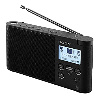 【中古】ソニー SONY ラジオ XDR-56TV : ワイドFM対応 FM/AM/ワンセグTV音声対応 おやすみタイマー搭載 乾電池対応 ブラック XDR-56TV B：スカイマーケットプラス