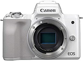 【中古】(未使用・未開封品)Canon キヤノン ミラーレス一眼カメラ EOS Kiss M(ホワイト) EOSKISSMWH-BODY-A