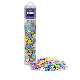 【中古】(未使用・未開封品)Plus-Plus - Construction Building Toy Open Play Tube - 240 Piece - Pastel Colour Mix