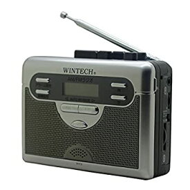 【中古】(未使用・未開封品)WINTECH ラジオ付テープレコーダー(FMワイド対応) シルバー オートリバース PCT-11R2