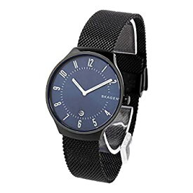 【中古】(未使用・未開封品)[スカーゲン]SKAGEN メンズ GRENEN グレーネン ネイビー文字盤 ブラック メッシュ ステンレス SKW6461 腕時計 [並行輸入品]