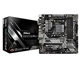 【中古】(未使用・未開封品)ASRock AMD B450チップ搭載 Micro ATX マザーボード B450M Pro4