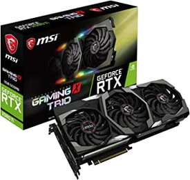 【中古】【非常に良い】MSI GeForce RTX 2080 Ti GAMING X TRIO グラフィックスボード VD6722