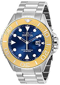 【中古】Invicta Men's Pro Diver Steel Bracelet & Case Quartz Blue Dial Analog Watch 28768