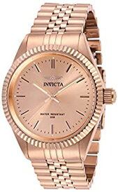 【中古】(未使用・未開封品)Invicta Men's Specialty Rose Gold-Tone Steel Bracelet & Case Quartz Analog Watch 29394