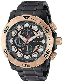 【中古】Invicta Men's Sea Hunter Black Steel Bracelet & Case Quartz Analog Watch 28267
