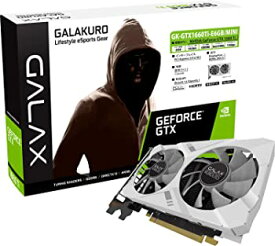 【中古】玄人志向 NVIDIA GeForce GTX 1660Ti 搭載 グラフィックボード 6GB デュアルファン ショート基板モデル GK-GTX1660Ti-E6GB/MINI