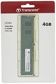 【中古】(未使用・未開封品)Transcend デスクトップPC用メモリ PC4-21300(DDR4-2666) 4GB 1.2V 288pin U-DIMM 1Rx16 CL19 JM2666HLD-4G