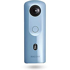 【中古】(未使用・未開封品)RICOH THETA SC2 BLUE ブルー 360度全天球カメラ 360°手振れ補正機能搭載 4K動画 進化したHDR合成機能 (THETA SC比 2.4倍の処理速度アップ、最