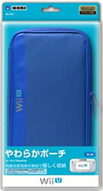 【中古】【Wii U】任天堂公式ライセンス商品 やわらかポーチ for Wii U GamePad ブルー