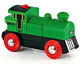 【中古】(未使用・未開封品)BRIO WORLD バッテリーパワー機関車(緑) 33595