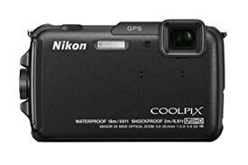 【中古】Nikon デジタルカメラ COOLPIX AW110 防水18m 耐衝撃2m カーボンブラック AW110BK