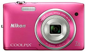 【中古】Nikon デジタルカメラ COOLPIX S3500 光学7倍ズーム 有効画素数 2005万画素 ストロベリーピンク S3500PK