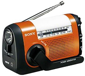 【中古】SONY FM/AMポータブルラジオ オレンジ ICF-B08/D