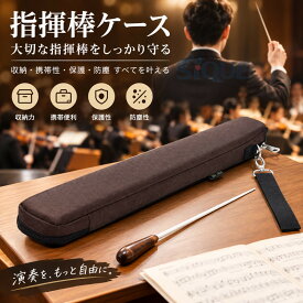 指揮棒ケース 演奏ガイドロッド収納ケース 収納ボックス ポータブル指揮オルゴール オーケストラディレクタースティックホルダー 指揮棒収納 管理ケース 軽量 持ち運び 演奏会 吹奏楽