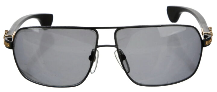 楽天市場】CHROME HEARTS MOOREHEAD SUNGLASSES MATTE BLACK/GOLD  