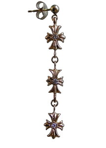 CHROME HEARTS TINY E CROSS DROP 22K EARRING DOUBLE DIAMOND Nn[c@^Cj[E @CHvX@sAX@hbv@ʃ_Ch@@22 3A