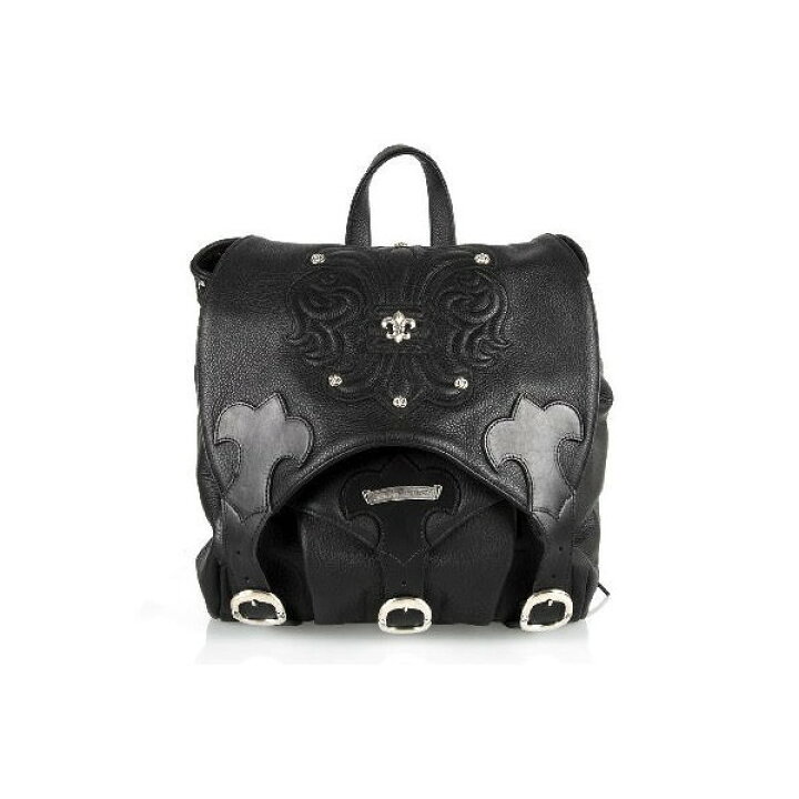 楽天市場】CHROME HEARTS LEATHER BACKPACK SMALL BS FLEUR クロム  
