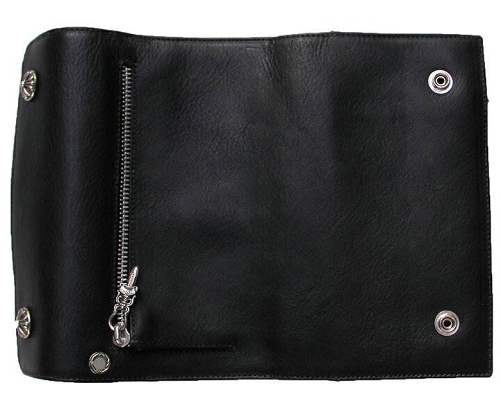楽天市場】CHROME HEARTS WAVE WALLET BLACK クロムハーツ ウォレット 