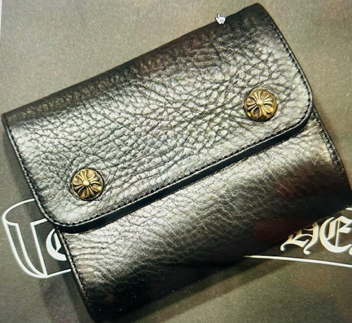 楽天市場】CHROME HEARTS MINI WAVE WALLET CROSS BUTTON クロムハーツ 