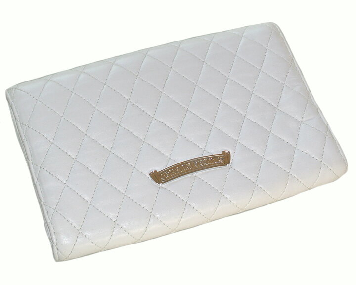 楽天市場】CHROME HEARTS WAVE WALLET QUILTED WHITE LEATHER クロム 