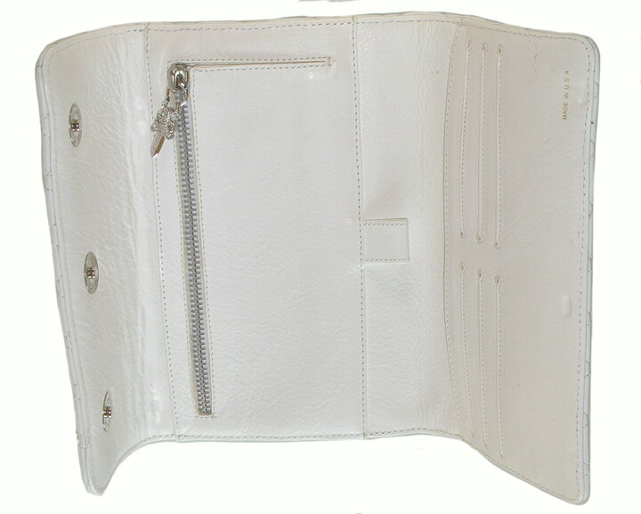 楽天市場】CHROME HEARTS WAVE WALLET QUILTED WHITE LEATHER クロム 