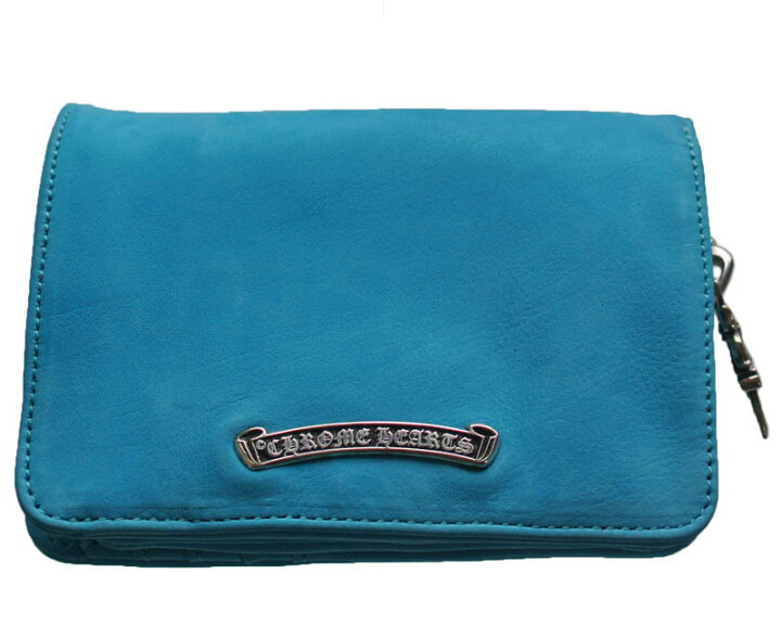 楽天市場】CHROME HEARTS TURQUOISE SUEDE LEATHER JOEY WALLET クロム 