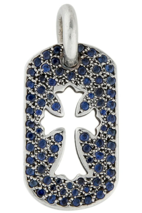楽天市場】CHROME HEARTS SMALL CH CROSS DOG TAG NECKLACE PAVE 