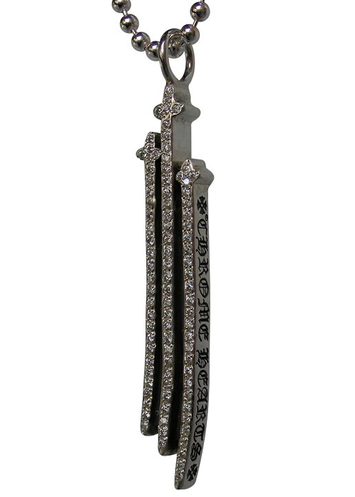 楽天市場】CHROME HEARTS RS3 CROSS CHARM WITH PAVE DIAMOND クロム  