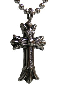 CHROME HEARTS DOUBLE CH CROSS CHARM PAVE DIAMOND　クロムハーツ　ダブル　CHクロス チャーム　パヴェダイヤモンド