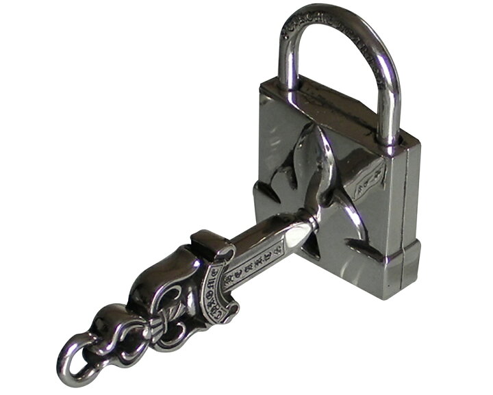 楽天市場】CHROME HEARTS Flerknee Padlock & Dagger Key pendant 