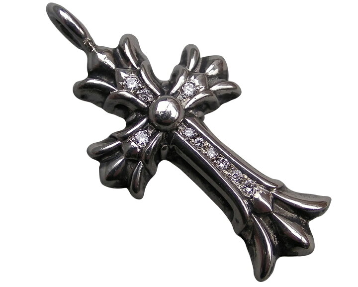 楽天市場】CHROME HEARTS DOUBLE CH CROSS CHARM PAVE DIAMOND クロム 