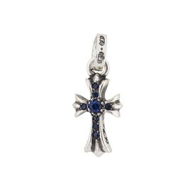 CHROME HEARTS BABY FAT CH CROSS CHARM PAVE SAPPHIRE クロムハーツ　CHクロス　ベイビーファットチャーム　サファイア　パヴェ