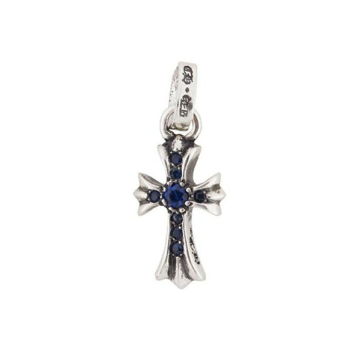 楽天市場】CHROME HEARTS BABY FAT CH CROSS CHARM PAVE SAPPHIRE 