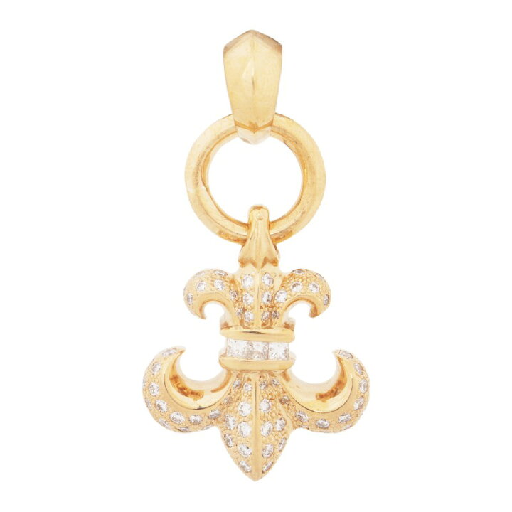 楽天市場】CHROME HEARTS BS FLEUR PAVE DIAMOND PENDANT 22K クロム 