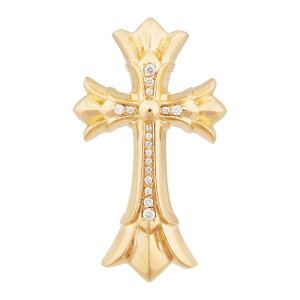 CHROME HEARTS DOUBLE CH CROSS DIAMOND Nn[c@_uCHNX@22K@pF_C