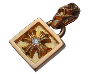 CHROME HEARTS FRAMED CHARM CH PLUS Nn[c y_g t[h CHvX `[ 22KS[h