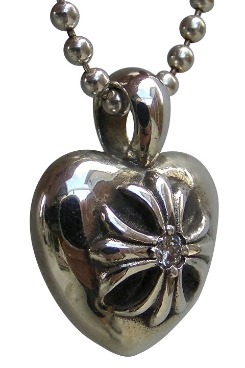 楽天市場】CHROME HEARTS CH PLUS HEART CHARM PENDANT W/DIAMOND 