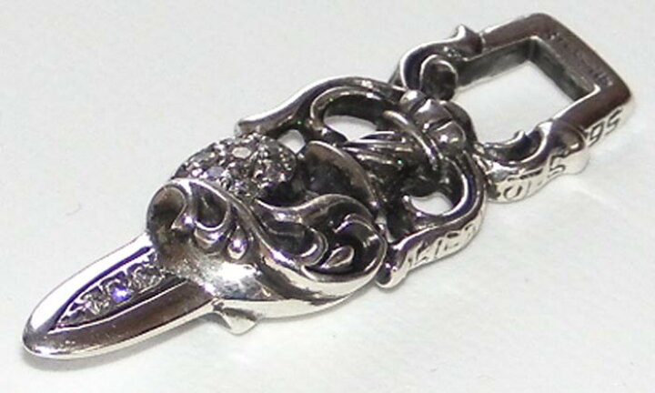 楽天市場】CHROME HEARTS DAGGER HEART PENDANT PAVE DIAMOND クロム 