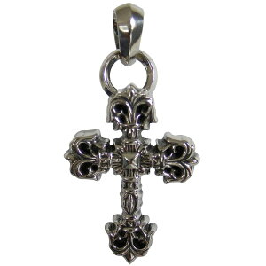 CHROME HEARTS EXTRA SMALL FILIGREE CROSS PENDANT Nn[c@GNXg@X[@tBO[NX y_g with xC