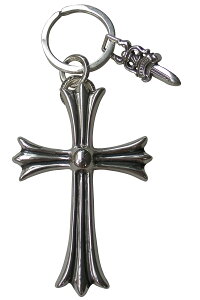 CHROME HEARTS LARGE CROSS KEY RING Nn[c@[WNX@L[O