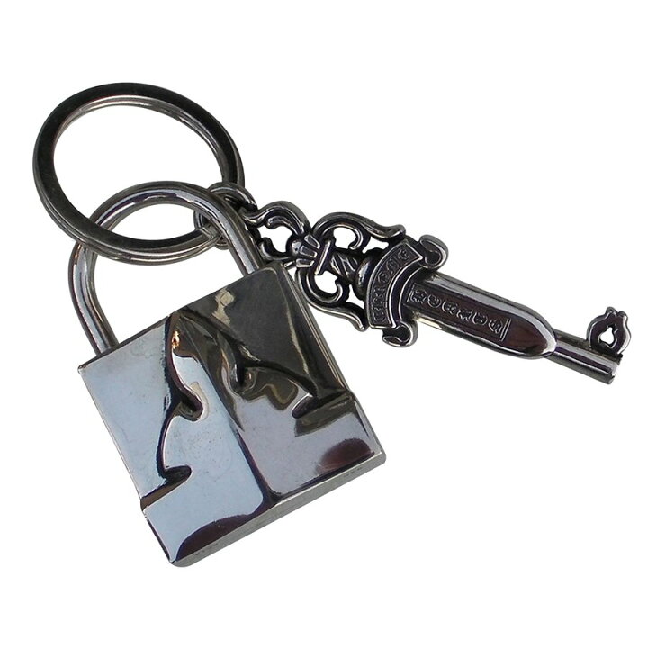 楽天市場】CHROME HEARTS FLERKNEE PADLOCK & DAGGER KEY CHAIN クロム 