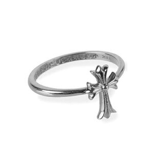 CHROME HEARTS CH CROSS BUBBLEGUM RING CROSS Nn[c@CH NX@ouK O NX